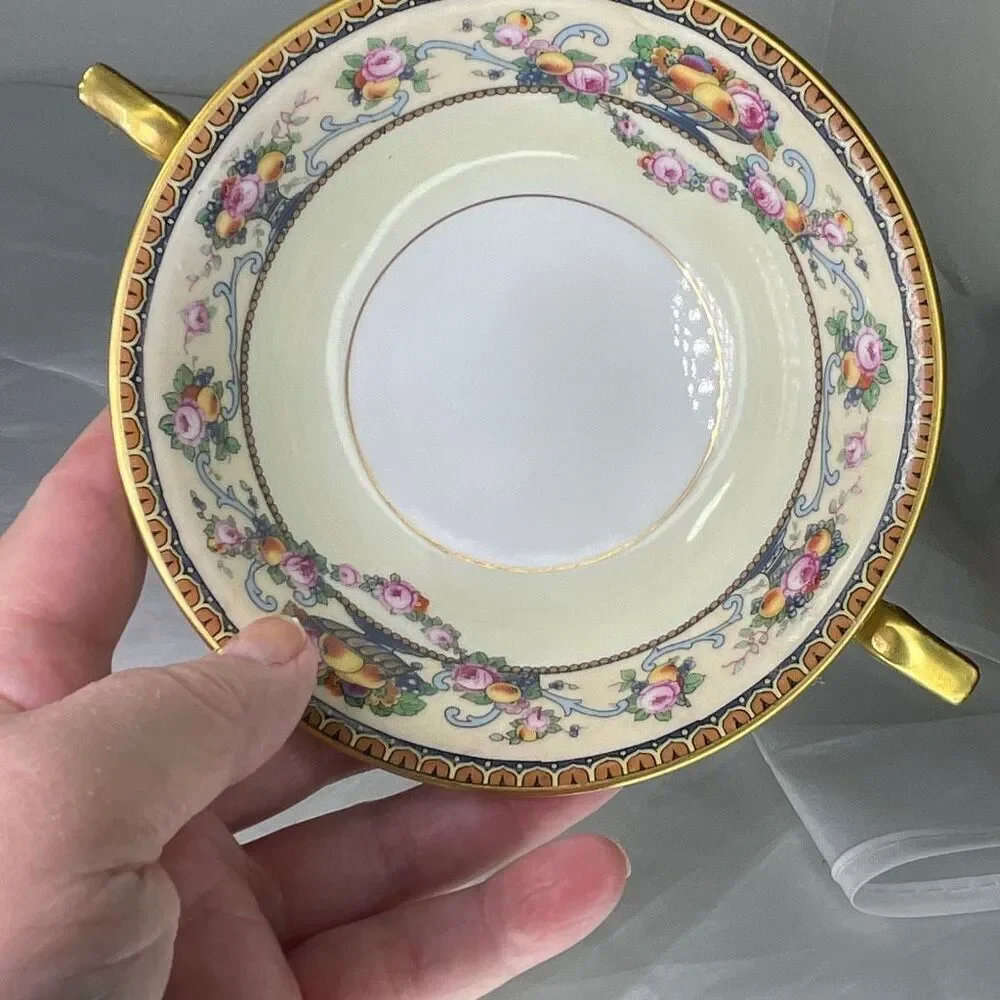 Thomas Briarcliff pattern Lugged cereal  bowl ( Bavaria Germany) 1920’s/30’s